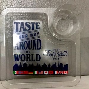 Epcot’s Wine&Food Hors d’oeuvre &Wineglass holder